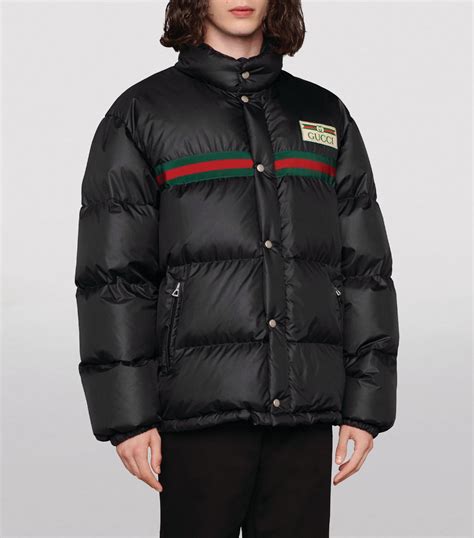 gucci puffer jacket women's|gucci jacket sale men.